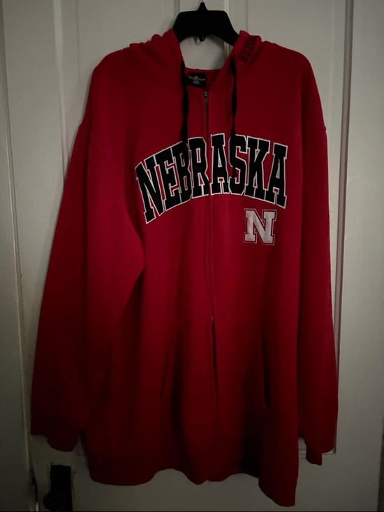 Colosseum Other - Colosseum Red Nebraska Zip-Up Hoodie